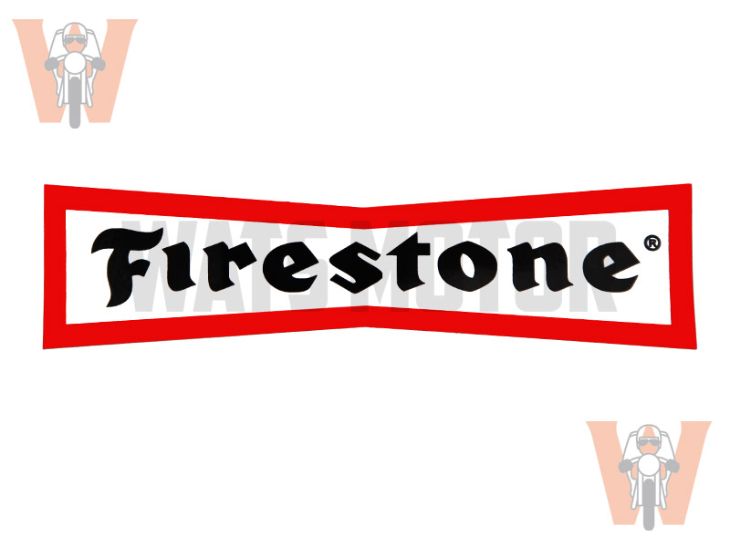 Firestone sticker 12,5 cm, Wats Motor - Café Racer - Scrambler & motos ...